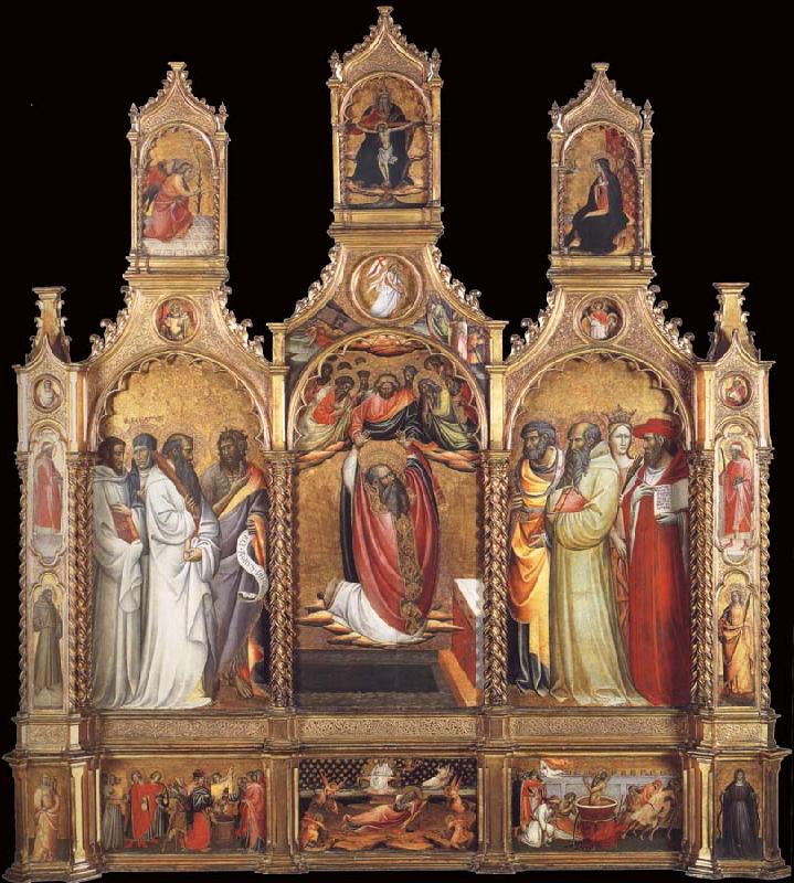 Giovanni dal ponte Polyptych of the Ascension of Saint John the Evangelist